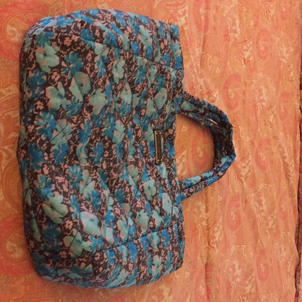 Marc Jacobs blue floral nylon tote
